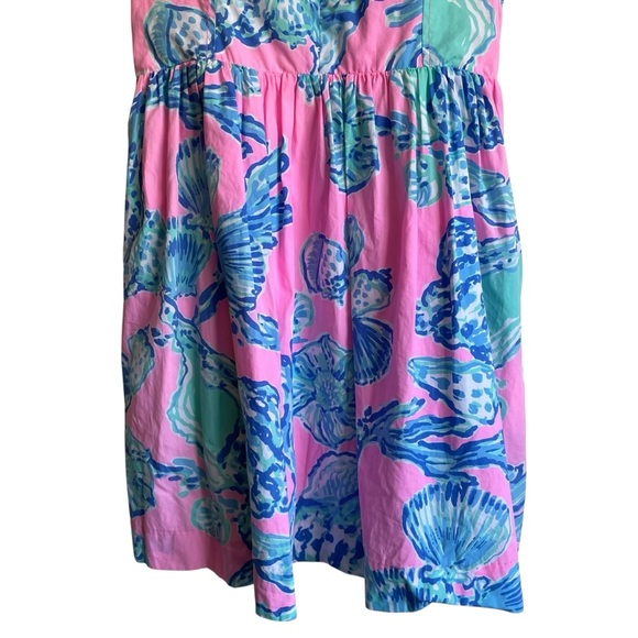 Lilly Pulitzer Ardleigh Pink Pout Barefoot Princess Dress Seashell Pattern - Picture 6 of 14